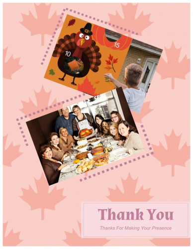 Thanks For Making Presence Photo Collage (8.5x11)  