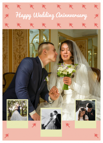 Happy  Anniversary  Photo Collage (5x7)   