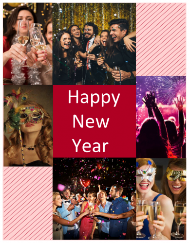 Happy New Year Photo Collage (8.5x11) 