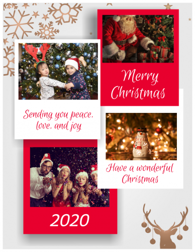 Have A Wonderful Christmas Photo Collage (8.5x11)