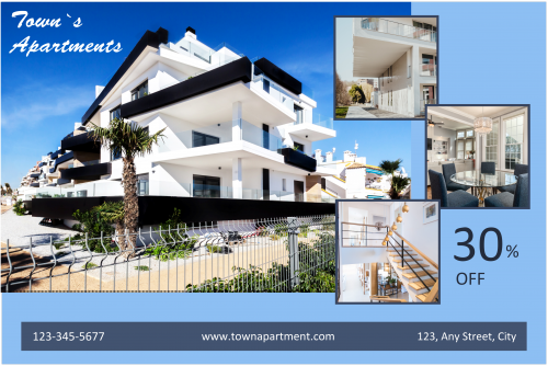 Town's Apartments Banner
