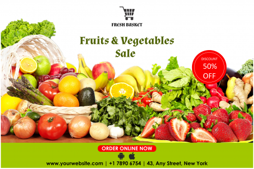 Fruits & Vegetable Sale Banner