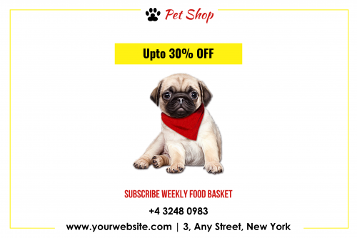 Pet Shop Banner