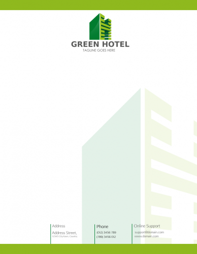 Letterhead(green Hotel)