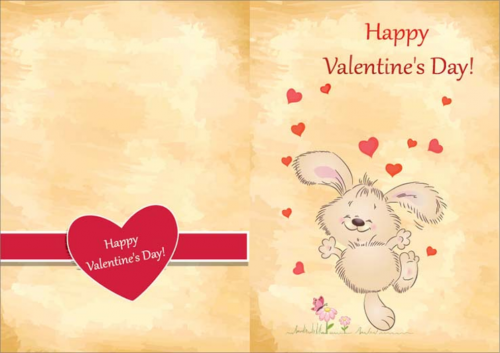 Happy Valentine card 