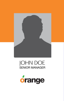 Orange ID Card