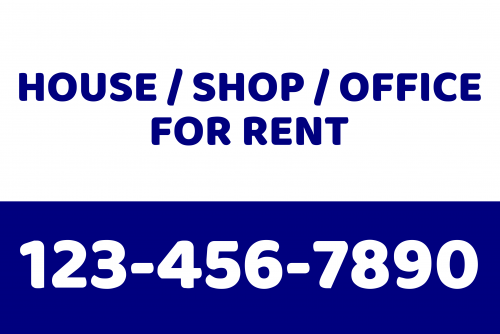 Rent Banner