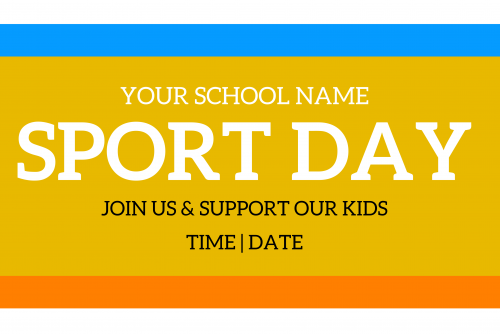 School Sport day Banner