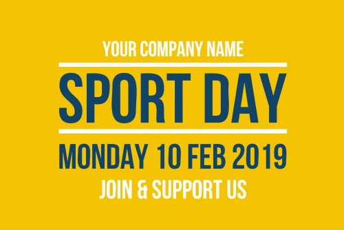 Corporate Sports Day Banner