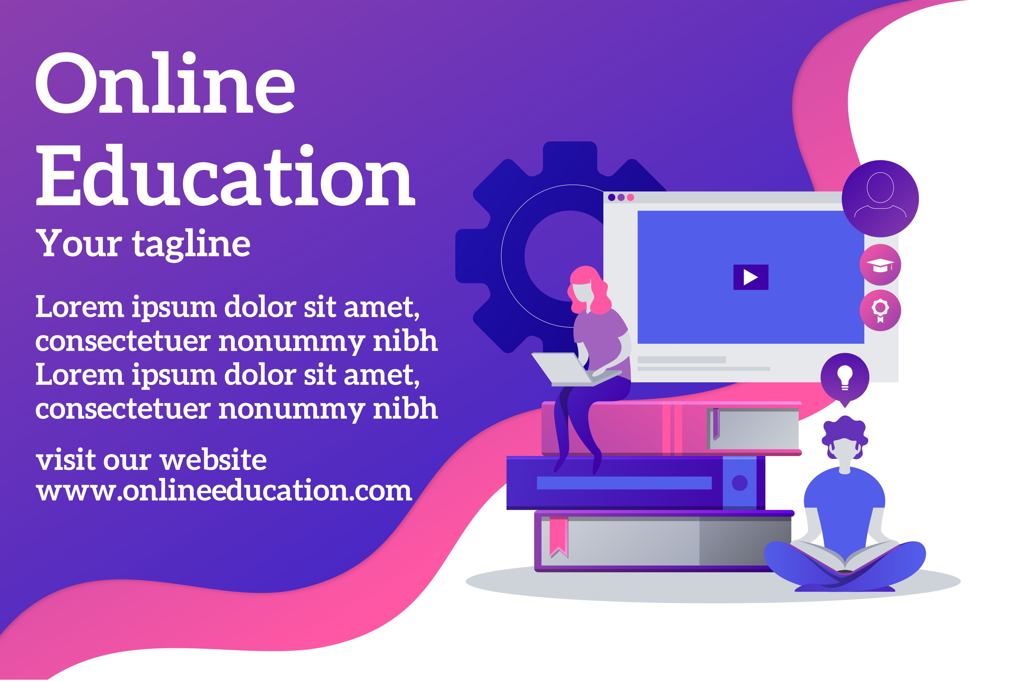 Online Education Banner